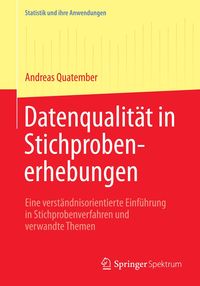 Produktbild: Datenqualit&auml;t in Stichprobenerhebungen