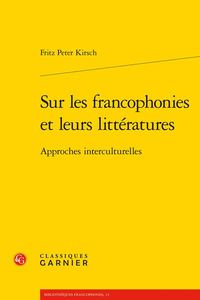 Produktbild: Sur les Francophonies et Leurs Litteratures: Approches Interculturelle