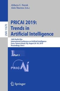 Produktbild: PRICAI 2019: Trends in Artificial Intelligence