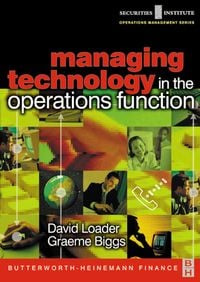 Produktbild: Managing Technology in the Operations Function