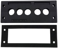 Produktbild: TRU COMPONENTS TC-KDL 24/5 Kabeleinf&uuml;hrungsleiste Klemm-&Oslash; (max.) 16mm PA Schwarz 1St.