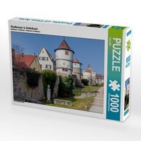 Produktbild: CALVENDO Puzzle Stadtmauer in Dettelbach 1000 Teile Puzzle quer | 1000 Teile Lege-Gr&ouml;&szlig;e 64 &times; 48 cm Foto-Puzzle f&uuml;r gl&uuml;ckliche Stunden