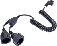 Produktbild: AS Schwabe 70429 Spezialkabel (H)05VV5-F 1m / 2.5m Schwarz 1St.