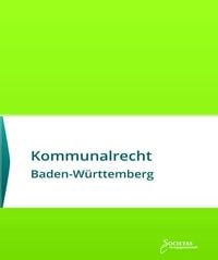 Produktbild: Kommunalrecht Baden-W&uuml;rttemberg