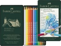Produktbild: Faber-Castell Aquarellstifte Albrecht D&uuml;rer, 12er Set Metalletui