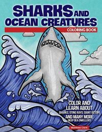 Produktbild: Sharks and Ocean Creatures Coloring Book