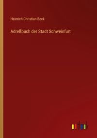 Produktbild: Adre&szlig;buch der Stadt Schweinfurt