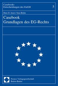Produktbild: Casebook Grundlagen des EG-Rechts