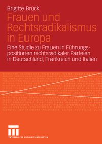 Produktbild: Frauen und Rechtsradikalismus in Europa