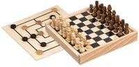 Produktbild: Philos 3094 - Schach-M&uuml;hle-Kombination, Mini, Reisespiel