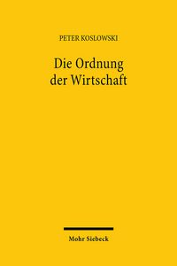 Produktbild: Die Ordnung der Wirtschaft