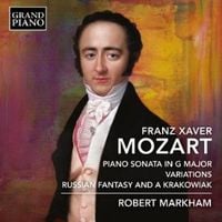 Produktbild: F.X. Mozart: Klaviersonate in G-Dur/Variationen/Ru