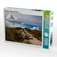 Produktbild: CALVENDO Puzzle Strandgras, Treppe in die D&uuml;nen | 1000 Teile Lege-Gr&ouml;&szlig;e 64x48cm Foto-Puzzle f&uuml;r gl&uuml;ckliche Stunden