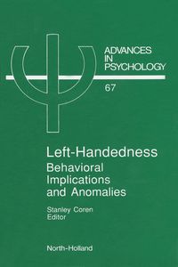 Produktbild: Left-Handedness: Behavioral Implications and Anomalies