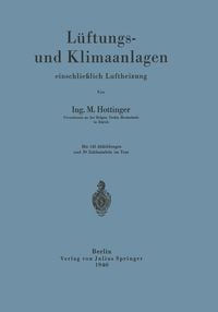 Produktbild: L&uuml;ftungs- und Klimaanlagen einschlie&szlig;lich Luftheizung