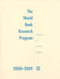 Produktbild: The World Bank Research Program 2008-2009