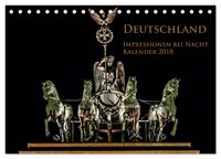 Produktbild: Deutschland Impressionen bei Nacht (Tischkalender 2026 DIN A5 quer), CALVENDO Monatskalender