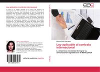 Produktbild: Ley aplicable al contrato internacional