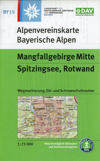 Bild vom Artikel Alpenvereinskarte Bayrische Alpen Blatt 15 Mangfallgebirge Mitte, Spitzingsee, Rotwand vom Autor Deutscher Alpenverein e.V.