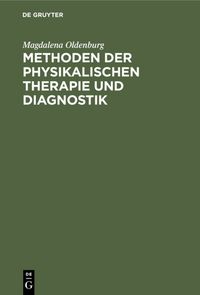 Produktbild: Methoden der physikalischen Therapie und Diagnostik