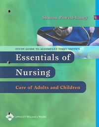 Produktbild: Study Guide to Accompany Essentials of Nursing