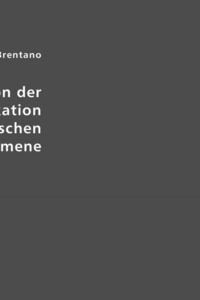 Produktbild: Von der Klassifikation der psychichen Ph&auml;nomene