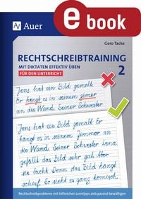 Produktbild: Rechtschreibtraining Mit Diktaten effektiv &uuml;ben 2