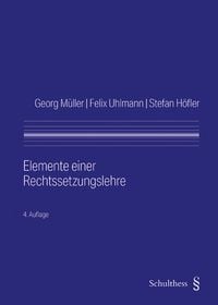 Produktbild: Elemente einer Rechtssetzungslehre