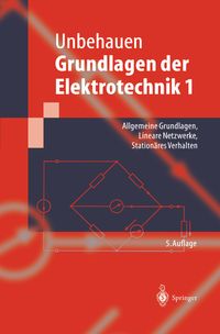 Bild vom Artikel Grundlagen der Elektrotechnik 1 vom Autor Rolf Unbehauen