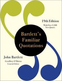 Produktbild: Bartlett's Familiar Quotations