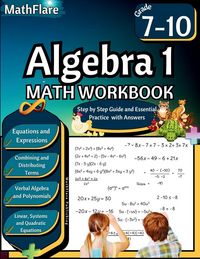 Produktbild: Algebra 1 Workbook 7th to 10th Grade