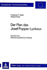 Produktbild: Der Plan des Josef Popper-Lynkeus