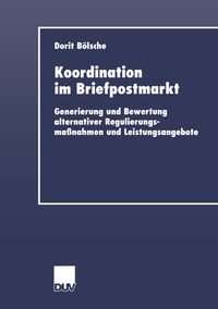 Produktbild: Koordination im Briefpostmarkt