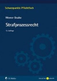 Produktbild: Strafprozessrecht