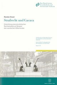 Produktbild: Strafrecht und Gacaca.