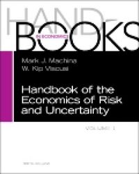 Produktbild: Handbook of the Economics of Risk and Uncertainty