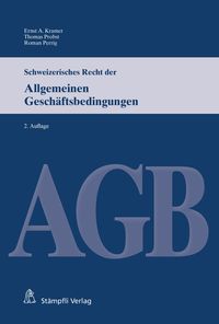 Produktbild: Schweizerisches Recht der Allgemeinen Gesch&auml;ftsbedingungen