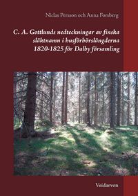 Produktbild: C. A. Gottlunds nedteckningar av finska sl&auml;ktnamn i husf&ouml;rh&ouml;rsl&auml;ngderna 1820-1825 f&ouml;r Dalby f&ouml;rsamling