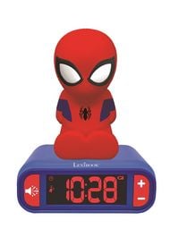 Produktbild: Wecker mit Nachtlicht 3D-Design SpiderMan