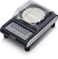 Produktbild: VOLTCRAFT PS-50 Pr&auml;zisionswaage W&auml;gebereich (max.) 50 g Ablesbarkeit 0.001 g batteriebetrieben, &uuml;ber USB Schwarz