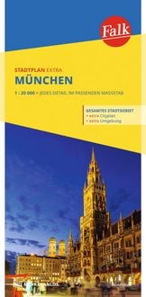 Produktbild: Falk Stadtplan Extra M&uuml;nchen 1:20.000