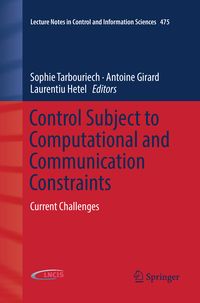 Produktbild: Control Subject to Computational and Communication Constraints