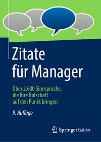 Produktbild: Zitate f&uuml;r Manager