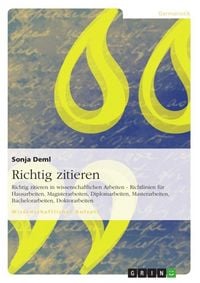 Produktbild: Richtig zitieren