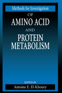Produktbild: Methods for Investigation of Amino Acid and Protein Metabolism