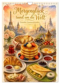 Produktbild: Morgengl&uuml;ck rund um die Welt - Gemalte Gaumenfreuden (Wandkalender 2027 DIN A4 hoch), CALVENDO Monatskalender
