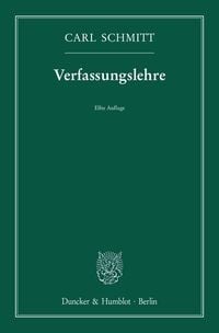 Produktbild: Verfassungslehre.