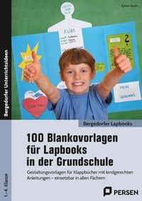 Produktbild: 100 Blankovorlagen f&uuml;r Lapbooks in der Grundschule