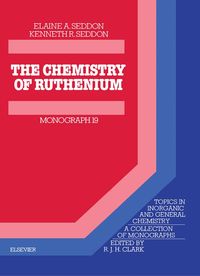 Produktbild: The Chemistry of Ruthenium