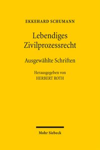 Produktbild: Lebendiges Zivilprozessrecht